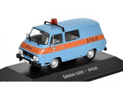 Škoda 1203 Spoje 1:43 - DeAgostini časopis s modelem  Škoda 1203 Spoje 1/43 - kovový model auta