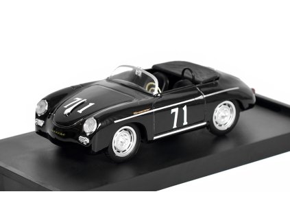 Porsche 356 Speedster #71 Riverside 1959 Steve McQueen 1:43 - Brumm  Porsche 356 Speedster No.71 Riverside 1959 Steve McQueen - kovový model auta