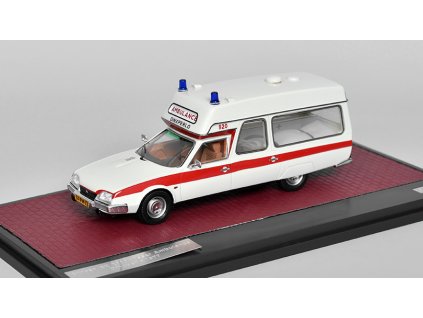 Citroen CX 2000 Visser Ambulance Dinxperlo 1977 1:43 - MATRIX  Citroen CX 2000 Visser Ambulance Dinxperlo 1977 - sběratelský model 1/43