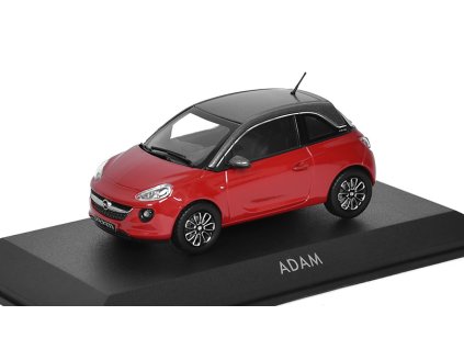 Opel Adam 2012 1:43 - Opel Collection časopis s modelem  Opel Adam 2012 - kovový model auta