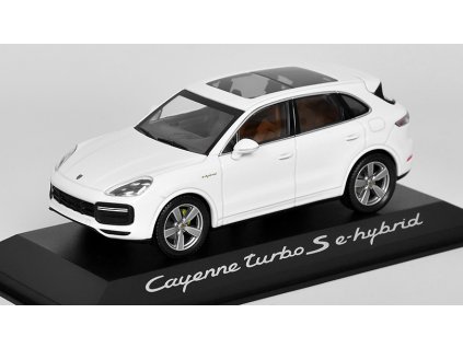 Porsche Cayenne Turbo S e-hybrid 2019 1:43 - Minichamps  Porsche Cayenne Turbo S e-hybrid 2019 - kovový model auta