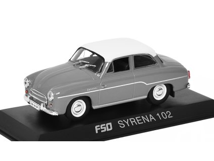 Syrena 102 1:43 - Legendární Automobily minulé éry časopis s modelem #148  Syrena 102 - kovový model auta