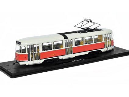 Tatra T2 tramvaj 1:43 - SSM  Tatra T-2 tramvaj 1:43 - kovový model