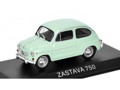 Zastava 750 1:43 - Legendární Automobily minulé éry časopis s modelem #149  Zastava 750 - kovový model auta