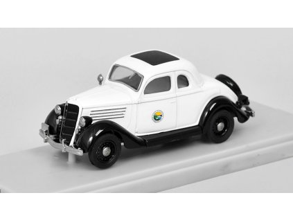 Ford Coupe 2 Doors 1935 Policie 1:43 - REXTOYS Model ze sbírky  Ford Coupe 2 Doors 1935 Police - kovový model auta