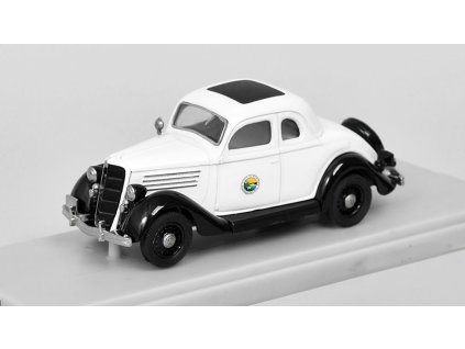 Ford Coupe 2 Doors 1935 Policie 1:43 - REXTOYS  Ford Coupe 2 Doors 1935 Police - kovový model auta
