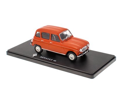 Renault 4L 1962 1:43 - Hachette časopis s modelem  Renault 4L 1962 - kovový model