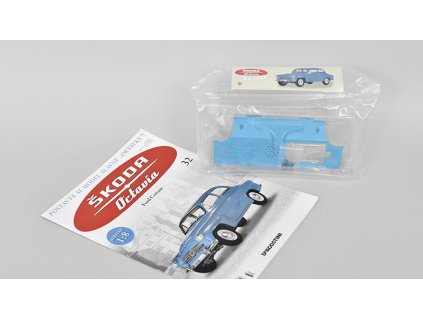 Škoda Octavia 1959 1:8 - časopis #32 se stavebnicí  Škoda Octavia 1959 - stavebnice DeAgostini