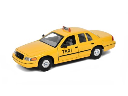 Ford Crown Victoria New York Taxi 1999 1:24 - Welly  Ford Crown Victoria New York Taxi 1999 - kovový model auta