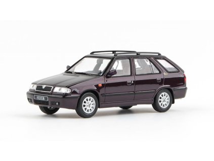 Škoda Felicia FL Combi 1998 Fialová Esprit Metalíza - Mystery 1:43 - Abrex  Škoda Felicia FL Combi 1998 - kovový model auta