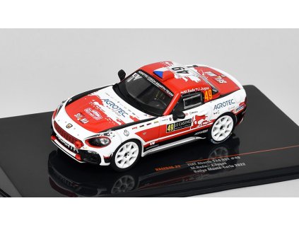 Fiat Abarth 124 RGT #49 Rallye Monte-Carlo 2022 1:43 - IXO Models  Fiat Abarth 124 RGT No.49 Rallye Monte-Carlo 2022 - kovový model auta