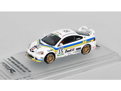 Honda Integra Type-R DC5 #15 Verno One Make Race 2002 1:64 - INNO Models  Honda Integra Type R DC 5 No.15 Verno One Make Race 2002 - kovový model auta