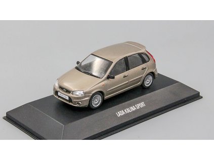 Lada Kalina Sport 1:43 Autolegendy Rusko - DeAgostini časopis s modelem #19  Lada Kalina Sport - kovový model auta