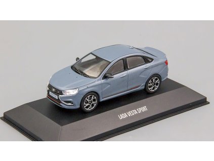 Lada Vesta Sport 1:43 Autolegendy Rusko - DeAgostini časopis s modelem #22  Lada Vesta Sport - kovový model auta