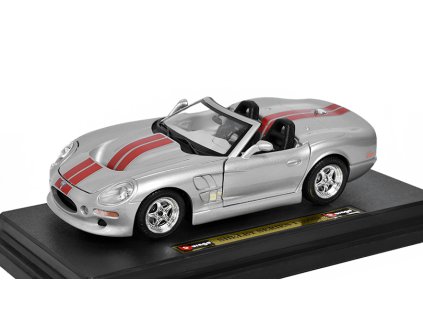 Shelby Series 1 1998 - 1:24 Bburago - Model ze sbírky  Shelby Series I 1998 - kovový model auta
