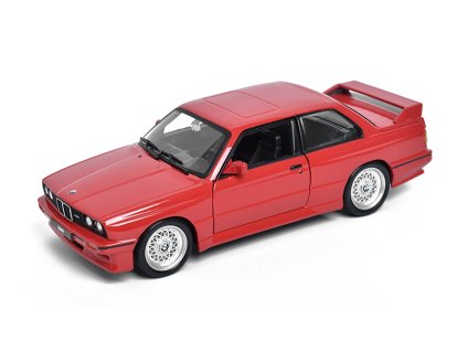 BMW 3 series M3 E30 1988 1:24 - Bburago  BMW M-3 E30 - kovový model auta