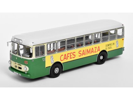 Pegaso 6021A Autobus 1984 Cafes Saimaza 1:43 - časopis s modelem  Autobus Pegaso 6021 A 1984 Cafes Saimaza - sběratelský model