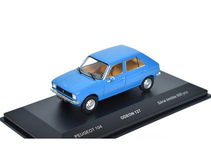 Peugeot 104 1979 1:43 - ODEON  Peugeot 104 1979 - kovový model auta