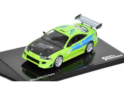 Mitsubishi Eclipse Fast & Furious - 1:43 DeAgostini časopis s modelem  Mitsubishi Eclipse Rychle a Zběsile - kovový model auta