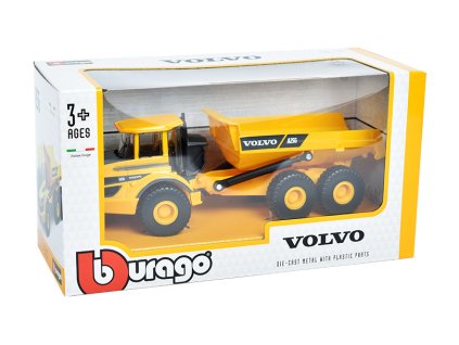 Volvo A25G Sklápěč 1:50 - Bburago  Volvo A25-G Sklápěč - kovový model auta