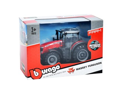 Massey Ferguson 8740S 1:50 - Bburago  Massey Ferguson 8740 S - kovový model auta