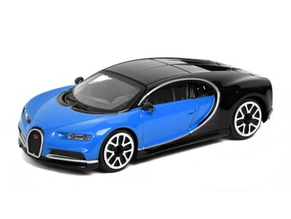 Bugatti Chiron 2016 modrá / černá 1:43 - Bburago  Bugatti Chiron - kovový model