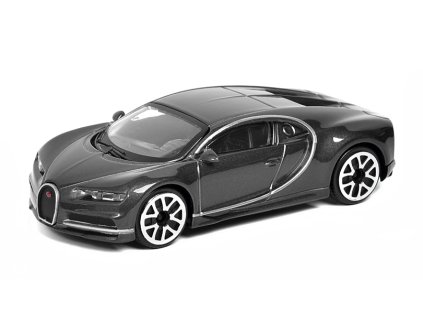 Bugatti Chiron 2016 šedá 1:43 - Bburago  Bugatti Chiron - kovový model