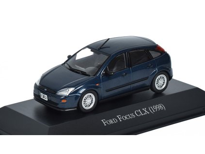 Ford Focus CLX 1998 1:43 - časopis s modelem  Ford Focus CLX 1998 - kovový model