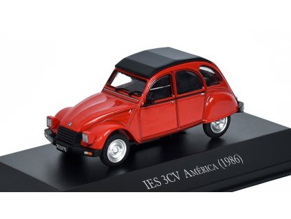 Citroen IES 3CV America 1986 1:43 - časopis s modelem  Citroen IES 3 CV America 1986 - kovový model