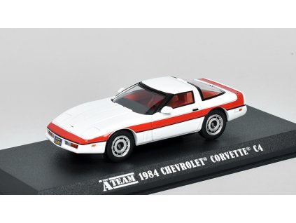 Chevrolet Corvette C4 1984 The A-Team 1:43 - GreenLight BAZAROVÉ ZBOŽÍ  Chevrolet Corvette C 4 1984 The A Team - kovový model