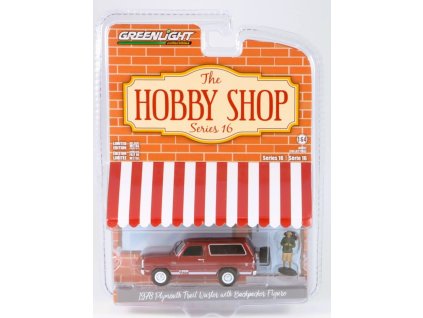 Plymouth Trail Duster 1978 s Figurkou 1:64 - GreenLight  Plymouth Trail Duster - kovový model