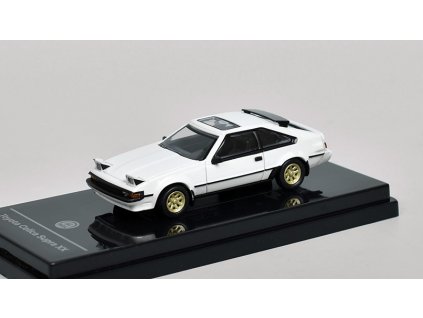 Toyota Celica Supra XX 1984 bílá 1:64 - PARAGON Models  Toyota Celica Supra XX 1984 - kovový model auta 1/64