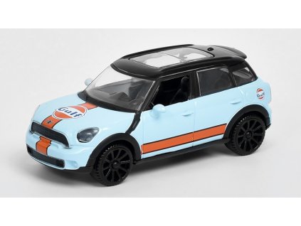 Mini Cooper Countryman 2011 Gulf 1:43 - MOTORMAX  Mini Cooper Countryman 2011 Gulf - kovový model auta