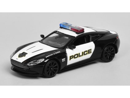 Aston Martin DB11 2016 Policie 1:43 - MOTORMAX  Aston Martin DB 11 2016 Police - kovový model auta