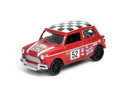 Mini Cooper 1965 Racing #52 1:43 - MOTORMAX  Mini Cooper 1965 Racing No.52- kovový model auta