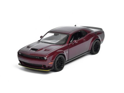 Dodge Challenger SRT Hellcat Widebody 2018 1:24 - MOTORMAX  Dodge Challenger SRT Hellcat Widebody 2018 - kovový model auta