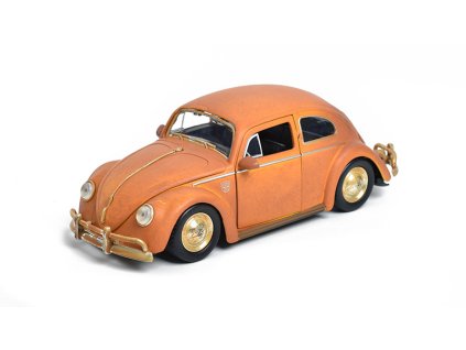 Volkswagen Beetle Bumblebee s figurkou Charlie 1:32 - Jada Toys  VW Beetle Bumblebee s figurkou Charlie 1/32