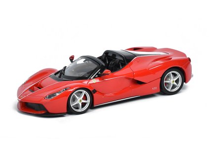 Ferrari Laferrari Aperta Spider 2016 1:24 - Bburago  Ferrari Laferrari Aperta Spider 2016 - kovový model auta