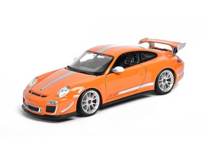 Porsche 911 GT3 RS 4.0 oranžová 1:18 - Bburago  Porsche 911 GT3 RS 4.0 - kovový model auta