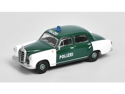 Mercedes-Benz 180D (W120) Police 1:64 - Schuco  Mercedes 180D (W120) Policie - kovový model auta 1/64