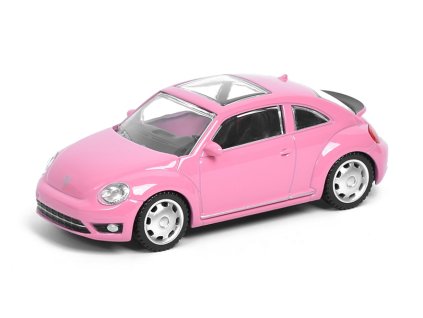 Volkswagen Beetle 2019 růžová 1:43 - Rastar  VW Beetle - kovový model