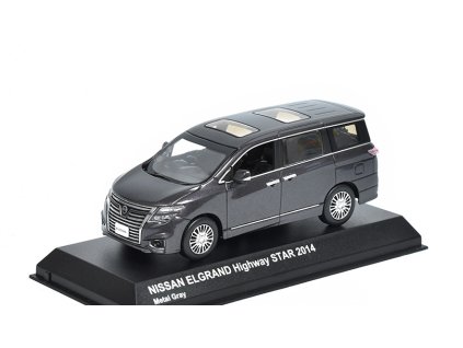 Nissan Elgrand Highway STAR 2014 1:43 - Kyosho  Nissan Elgrand Highway STAR 2014  - kovový model auta