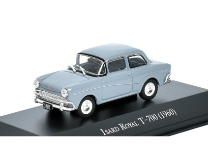 Isard Royal T-700 1960 1:43 - časopis s modelem  Isard Royal T700 1960 - kovový model auta