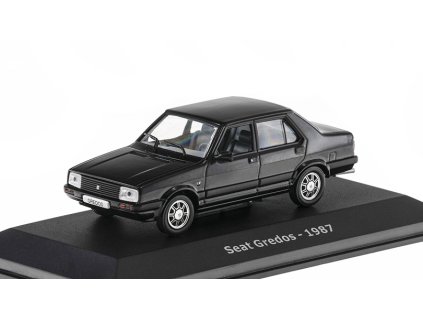 Seat Gredos 1987 1:43 - Hachette časopis s modelem  Seat Gredos ( Malaga Ibiza ) 1987 - kovový model auta