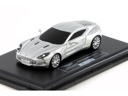 Aston Martin One 77 2016 stříbrná 1:87 - Frontiart  Aston Martin - kovový model