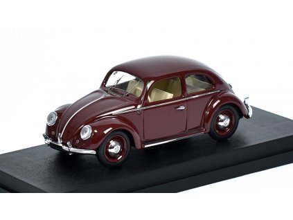 Volkswagen Beetle 1200 De Luxe 1953 1:43 - Rio Models  VW Beetle Polizei 1200 De Luxe 1953 - kovový model auta