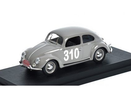Volkswagen Beetle #310 Rally Monte-Carlo 1954 Mourier/Ramsing 1:43 - Rio Models  VW Beetle Maggiolino No.310 Rally Monte-Carlo 1954 Mourier/Ramsing - kovový model auta