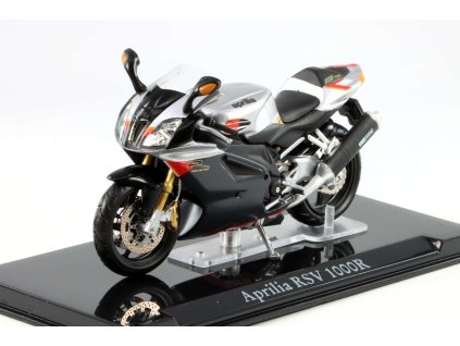 Aprilia RSV 1000R 1:24 - Atlas časopis s modelem  Aprilia RSV - kovový model