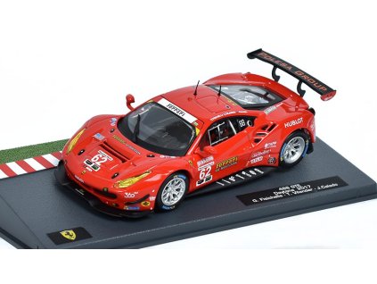Ferrari 488 GTE #62 Daytona 2017 1:43 - SpecialC časopis s modelem  Ferrari 488 GTE No.62 Daytona 2017 1:43 - kovový model auta