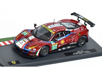 Ferrari 488 GTE #51 Silverstone 2017 1:43 - SpecialC časopis s modelem  Ferrari 488 GTE No.51 Silverstone 2017 1:43 - kovový model auta